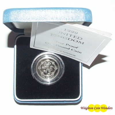1999 Silver Proof £1